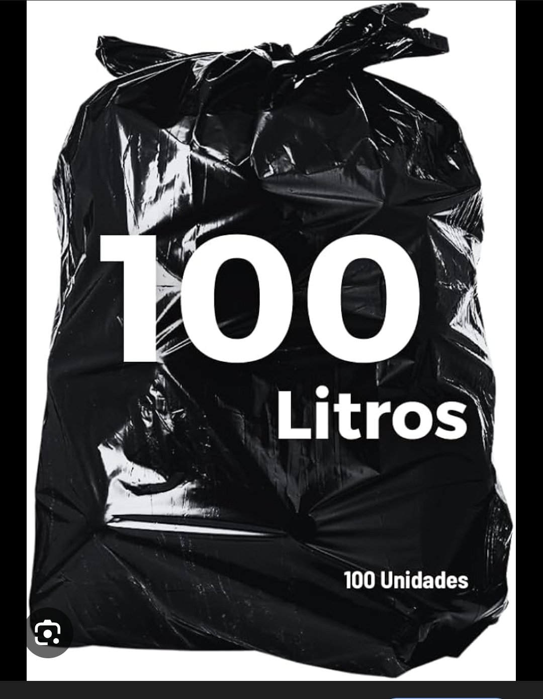Saco p lixo 100 lt  c/ 100 un.  Médio