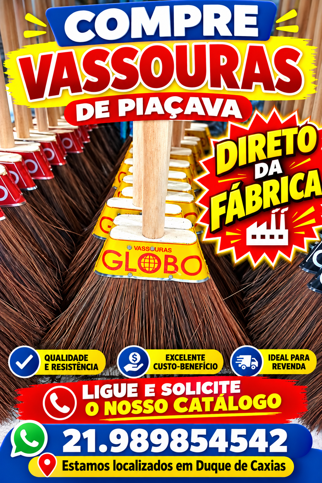 Vassoura piaçava chapa 1