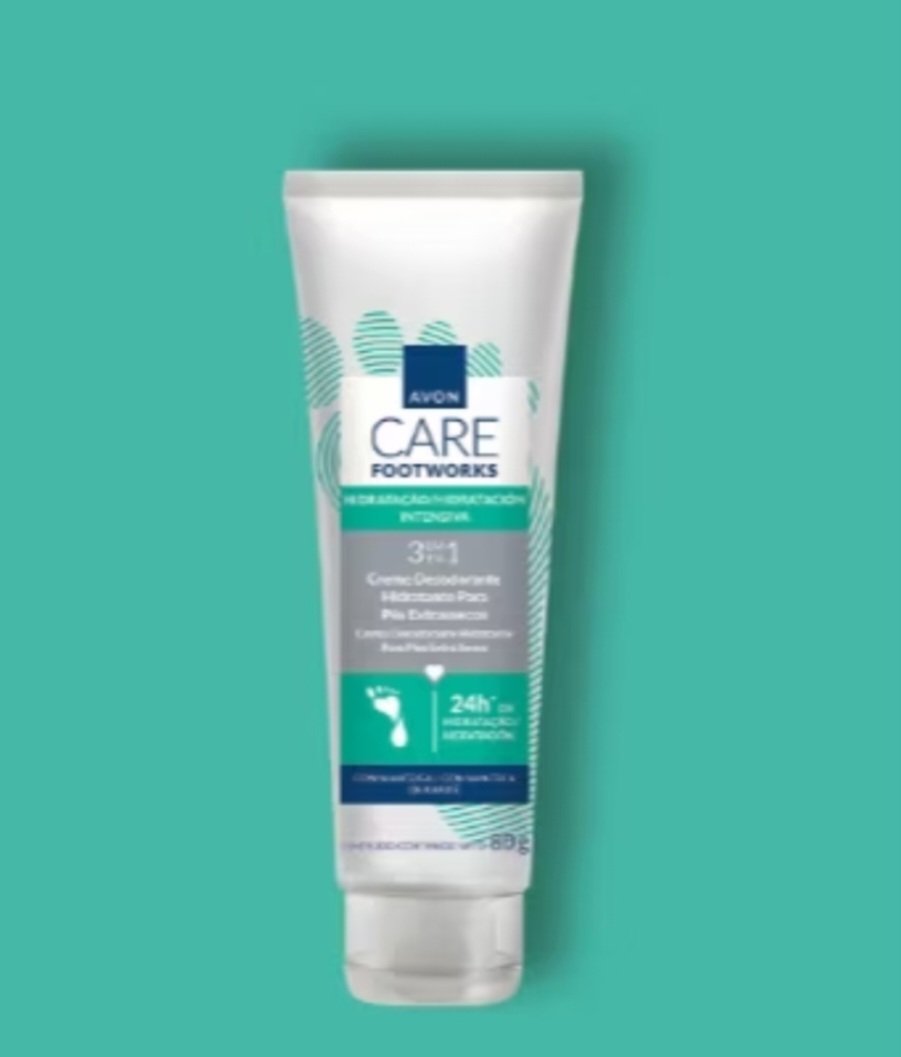 CARE FOOTWORKS 3 EM 1 HIDRATANTE PARA OS PÉS 80G