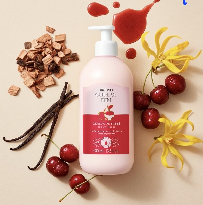 Hidratante corporal cereja de fases