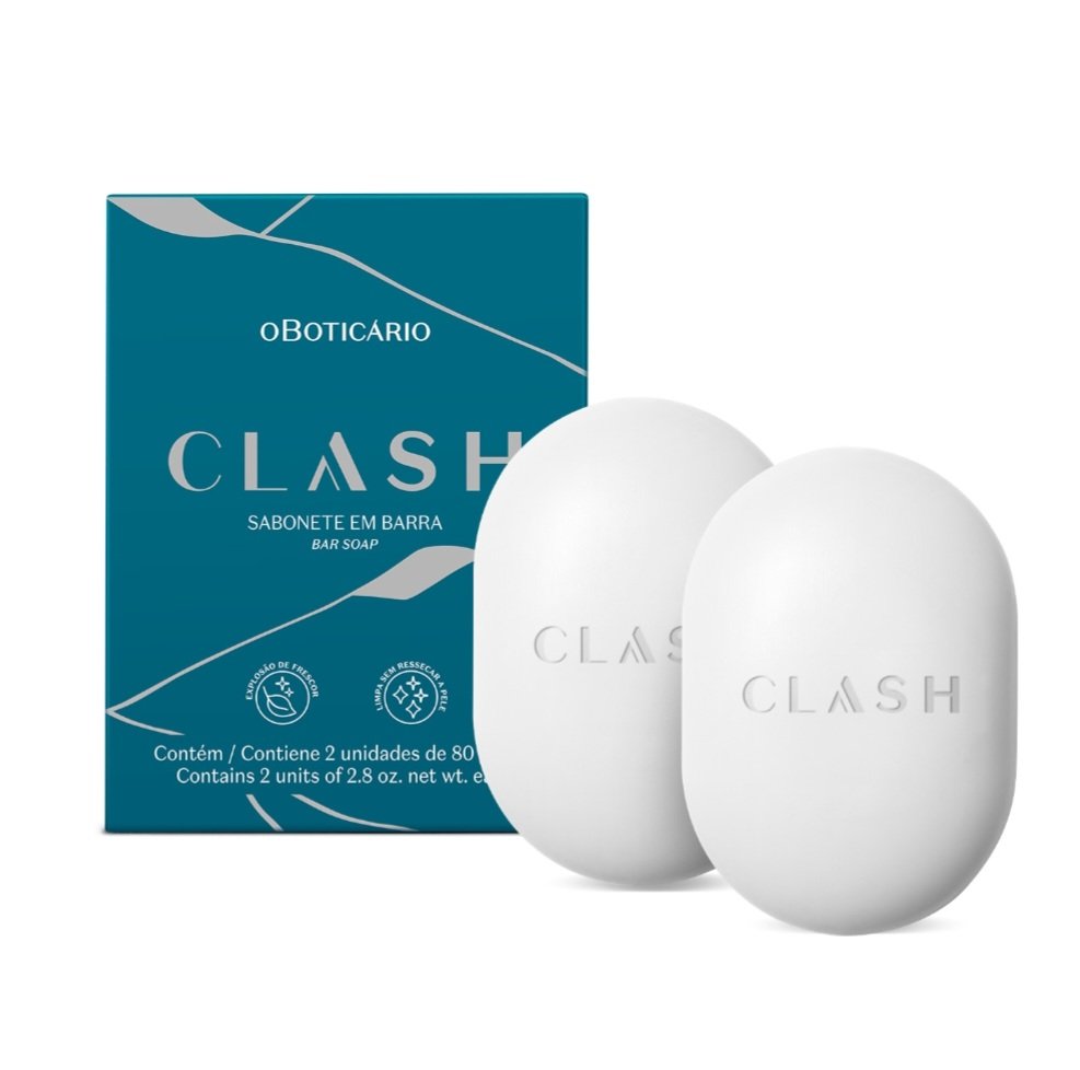 Clash 2 Sabonete em barra 80g cada