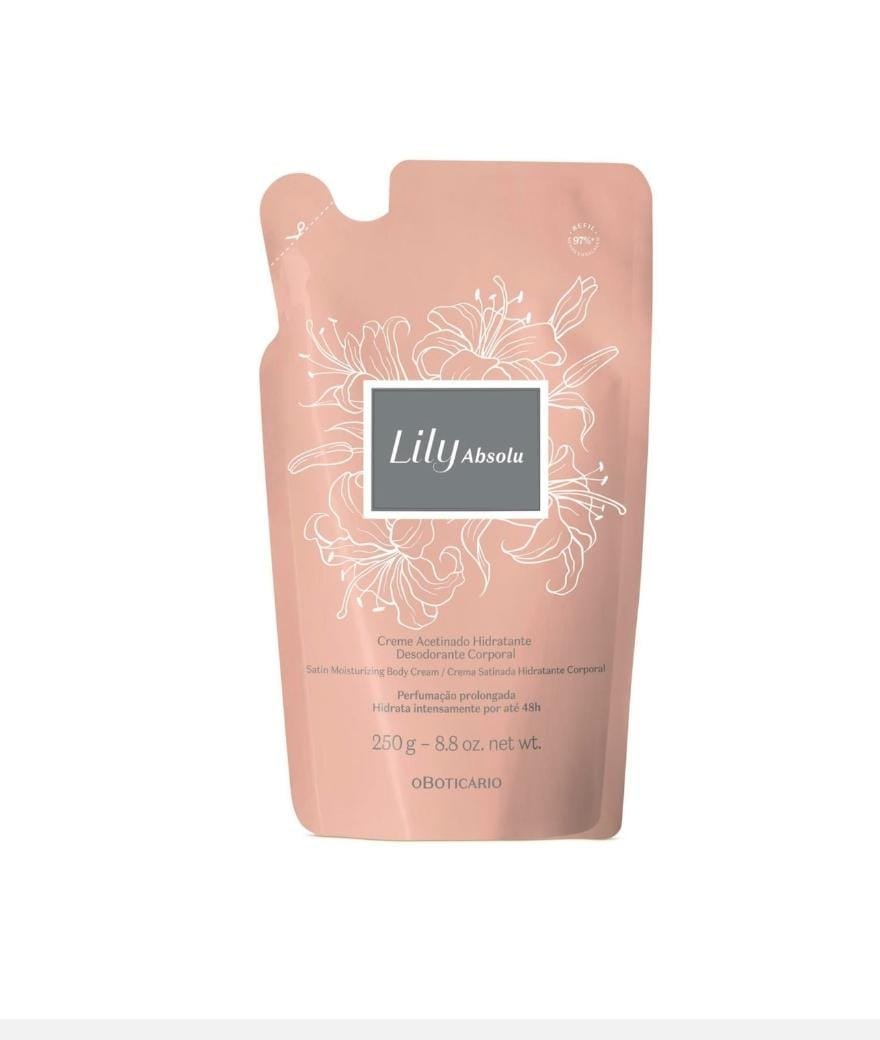 Lily Absolu Refil Creme Acetinado 250g