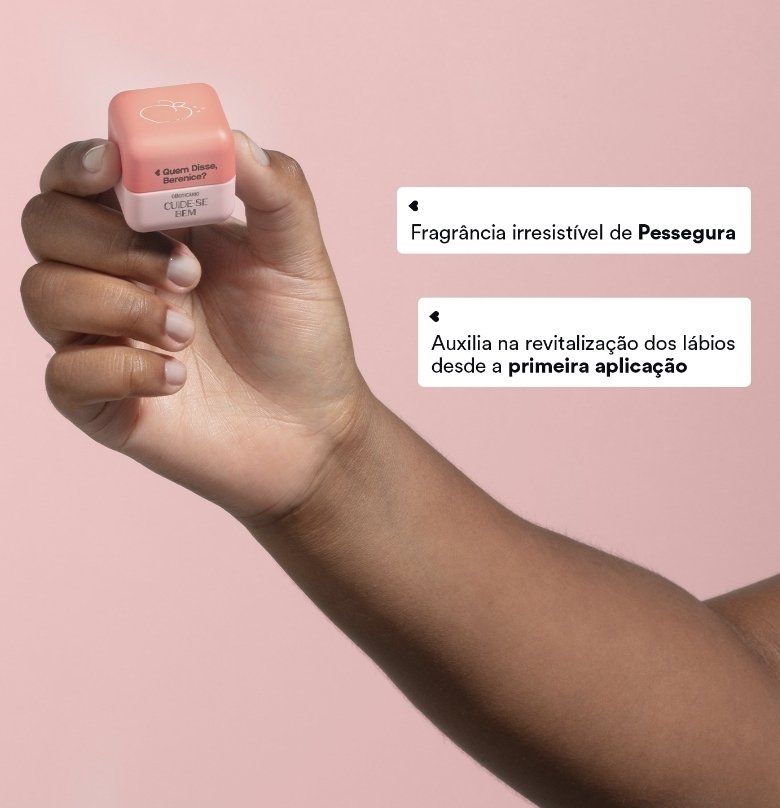 Hidratante labial pessegura