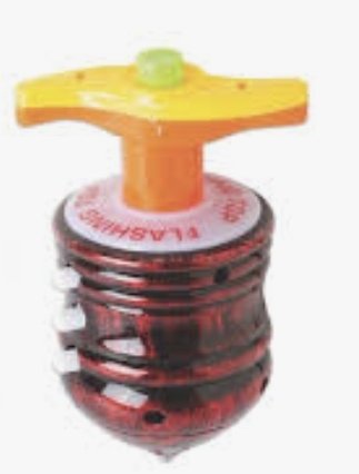 Brinquedo peão musical led