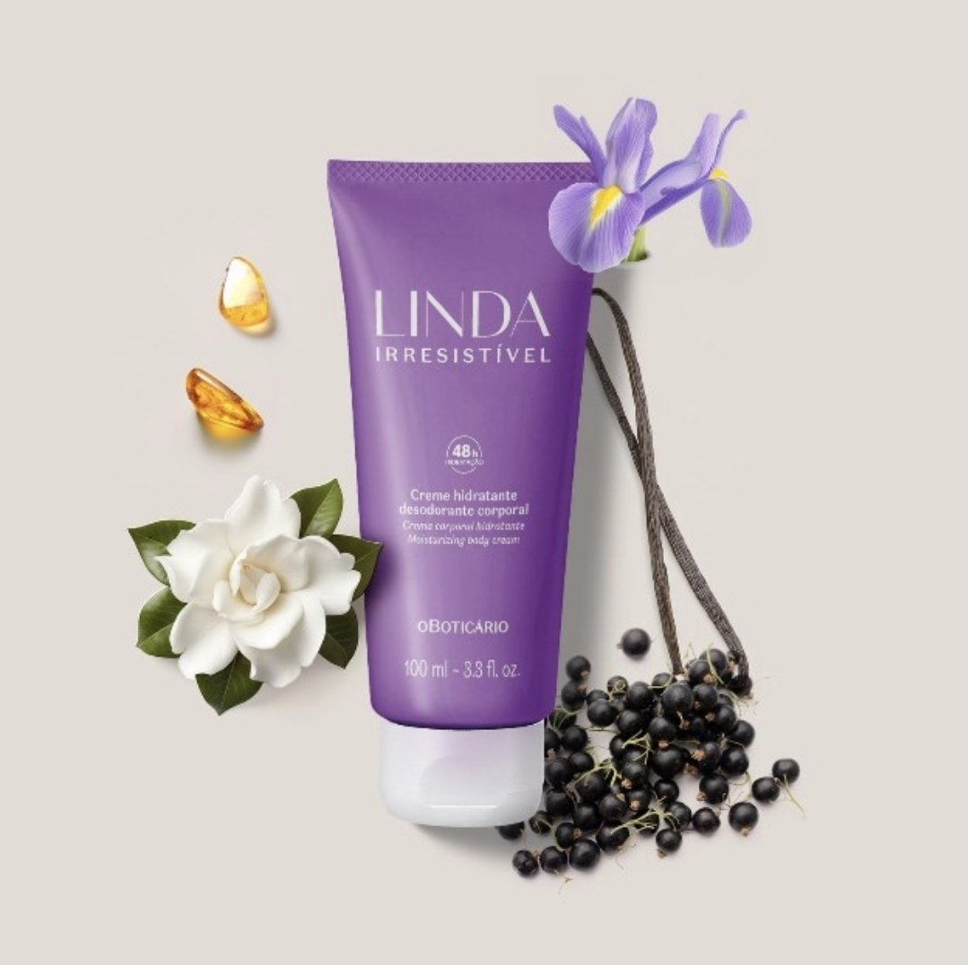 Creme Desodorante Hidratante Corporal Linda Irresistív