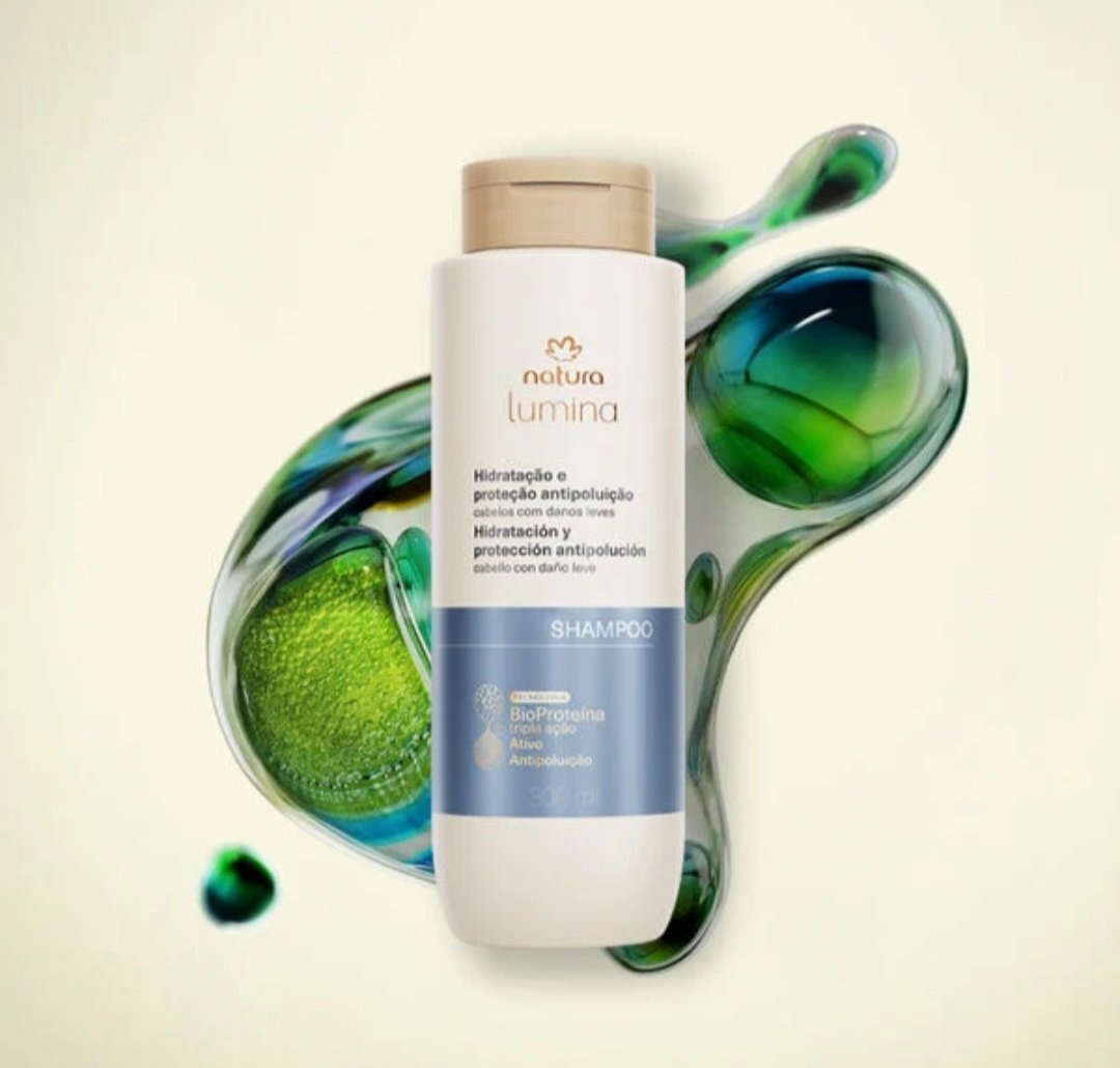 LUMINA SHAMPOO HIDRATAÇÃO E PROTEÇÃO ANTIPOLUIÇÃO 300ML