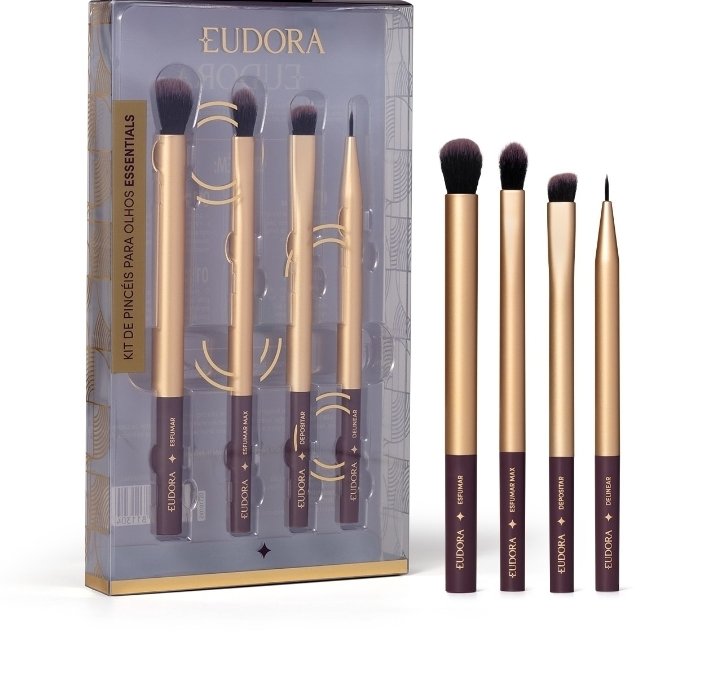 Kit 4 pincéis Eudora