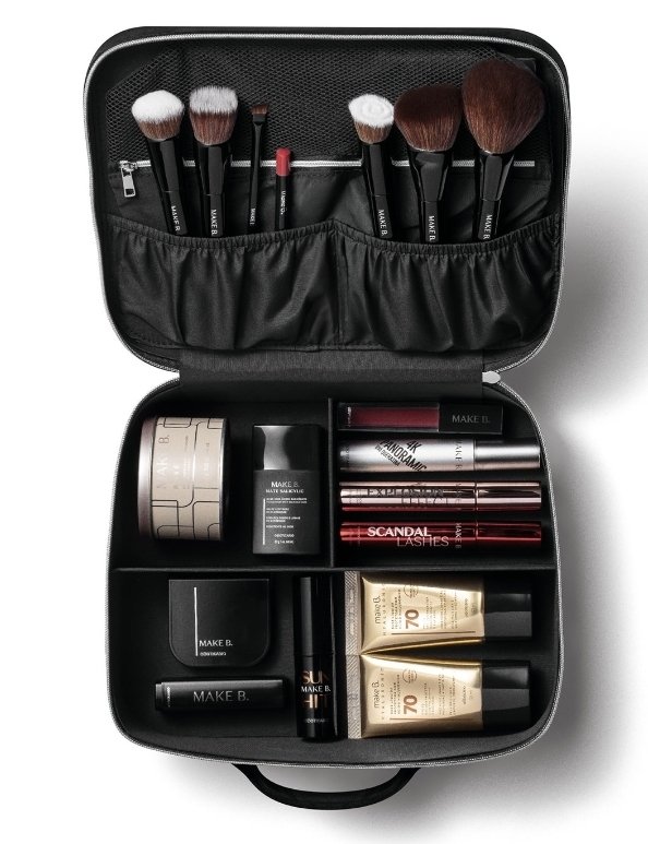 Maleta de maquiagem veludo