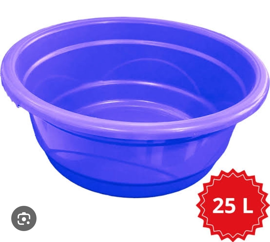 Bacia plastica 25 lt