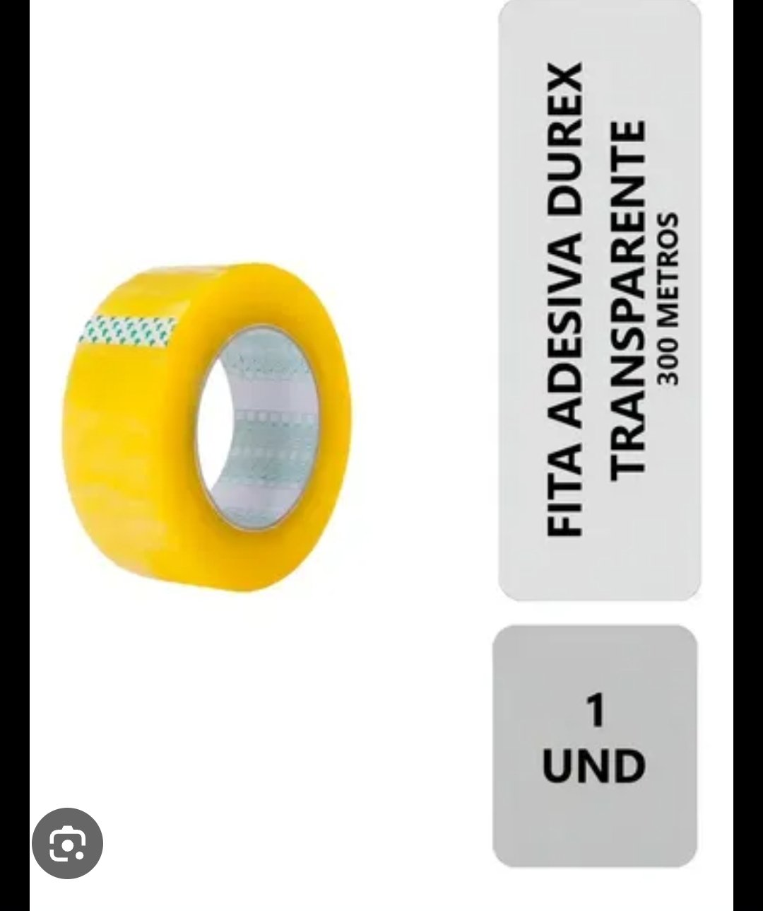 Fita adesiva 300 mt cada.