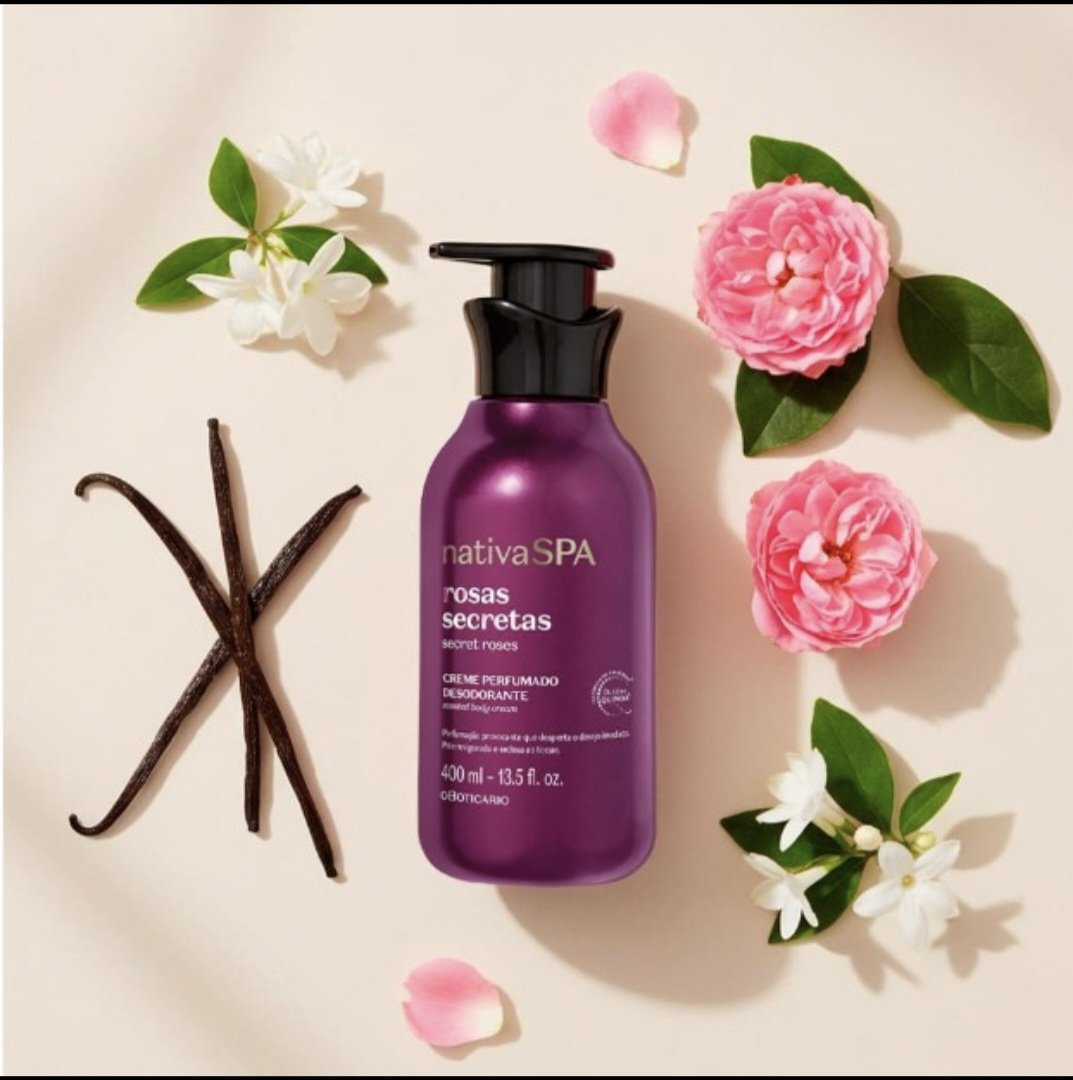 Creme Perfumado Desodorante Corporal Rosas Secretas