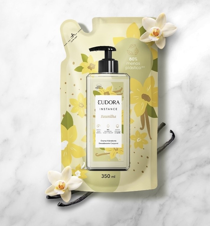 Refil creme hidratante baunilha