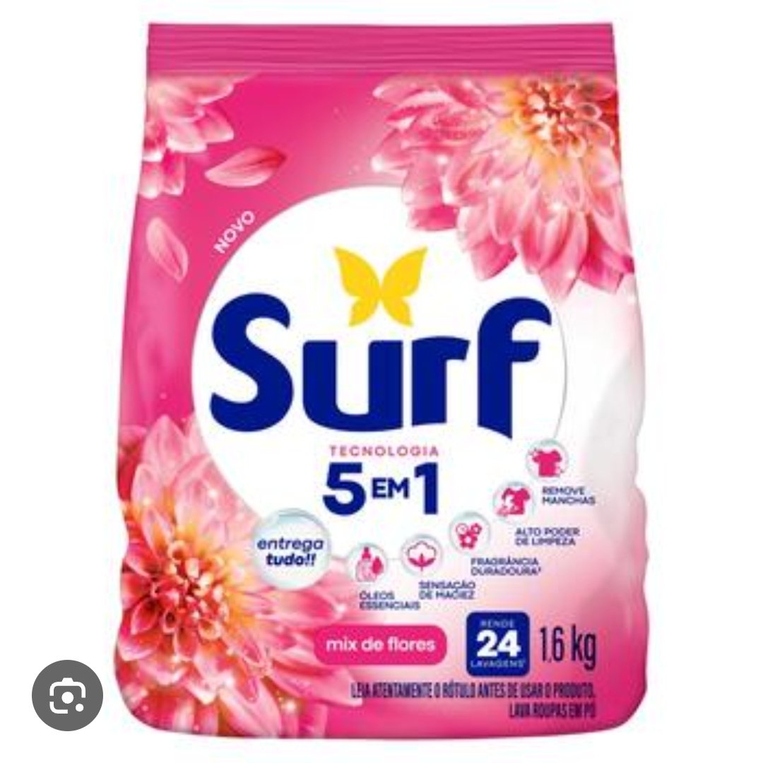 Sabão surf 1,6 kg