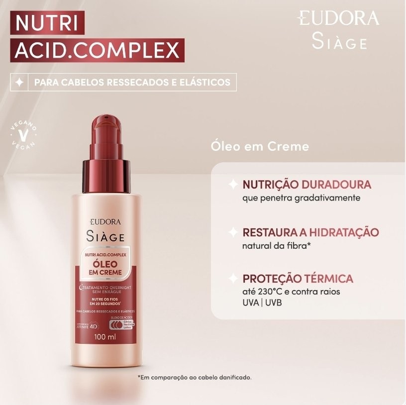Oleo em creme nutri acid.Complex