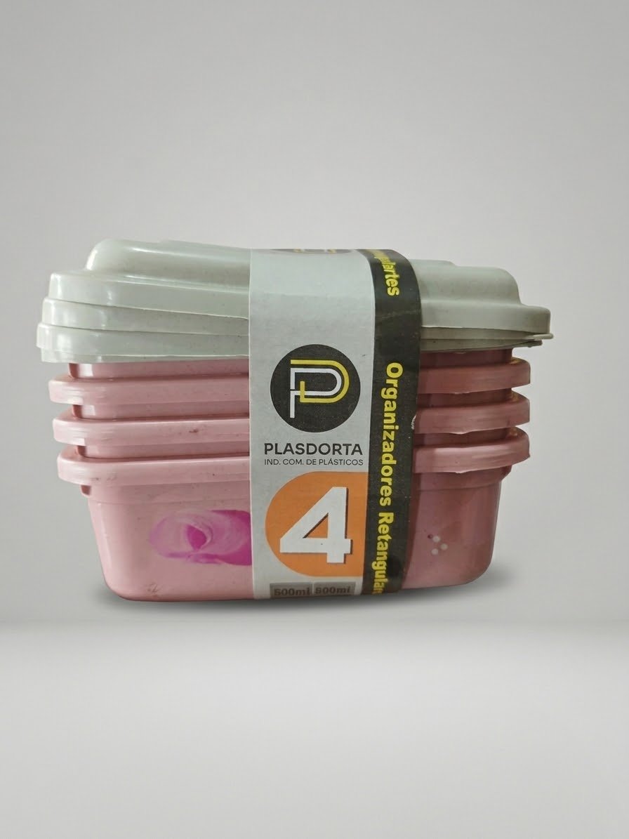 Pote organizador C/4 unidades