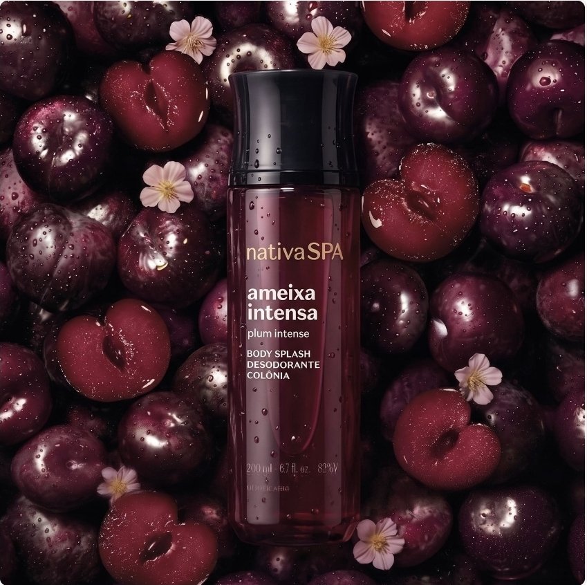 Body Splash Desodorante Colônia Nativa SPA Ameixa Intensa