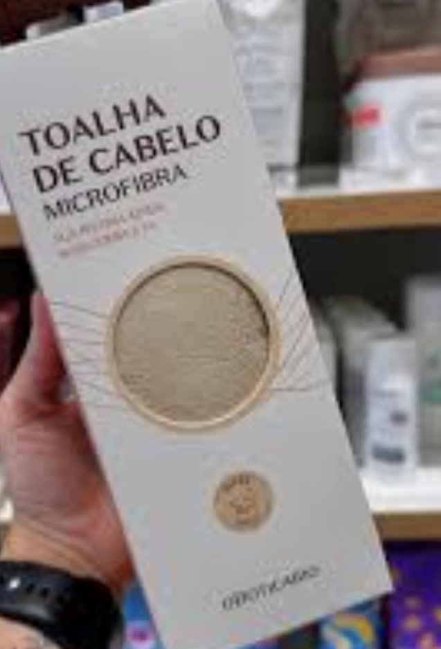 Toalha de cabelo o boticário