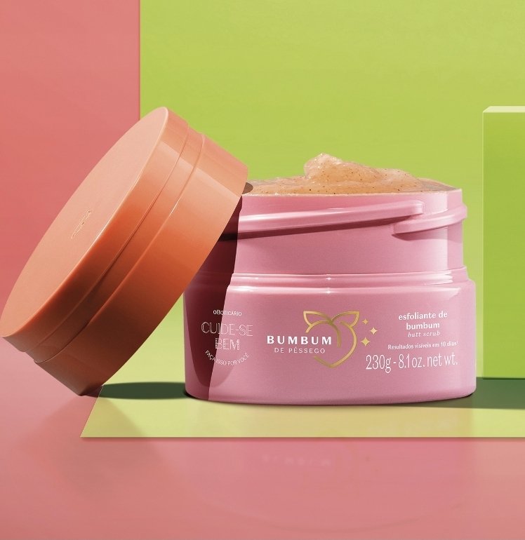 Creme esfoliante bumbum pessegura