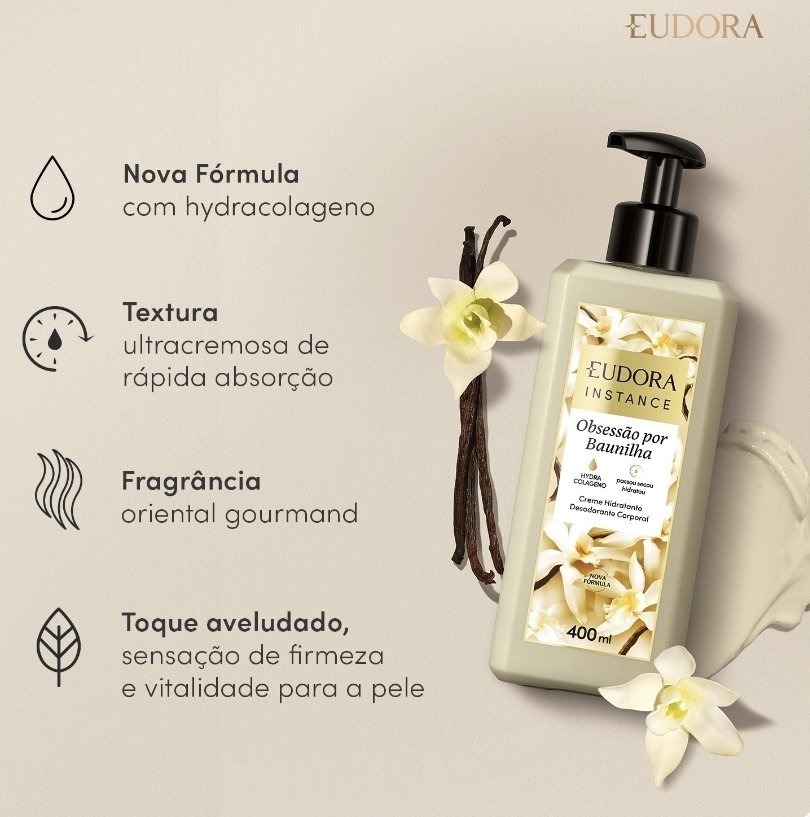 Hidratante baunilha instance