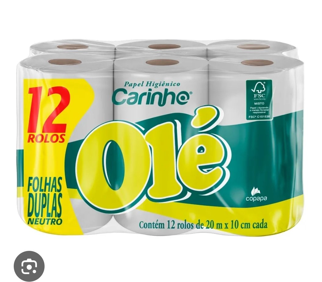 Papel higienico olé com 12 un.