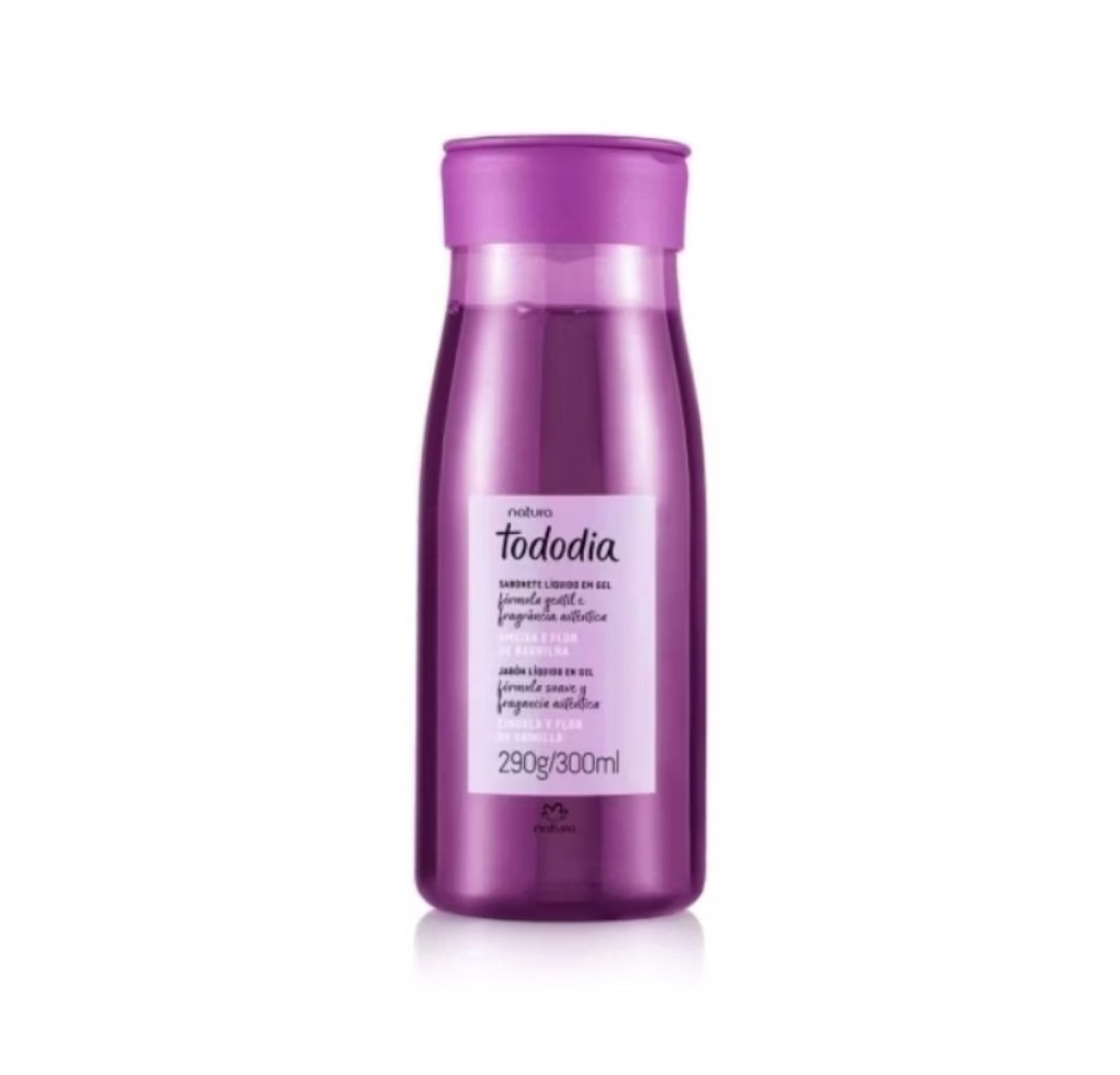 TODODIA AMEIXA E FLOR DE BAUNILHA SABONETE LÍQUIDO CORPORAL 300ML