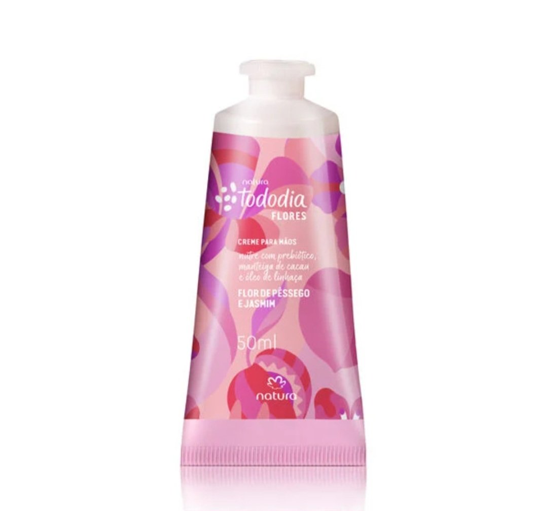 TODODIA FLOR DE PÊSSEGO E JASMIM CREME PARA MÃOS 50ML