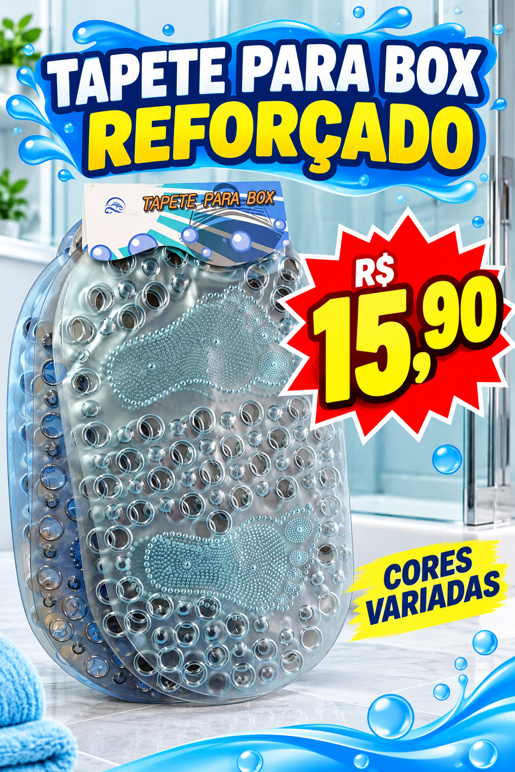 Tapete para box reforçado