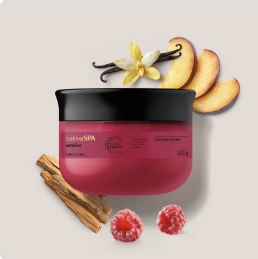 Óleo Em Creme Corporal Nativa SPA Ameixa
