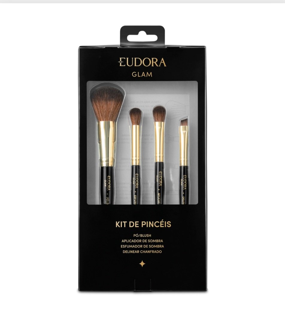 Kit de Pincéis Glam Eudora