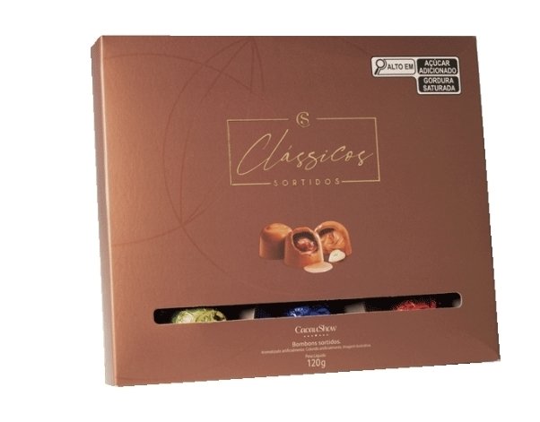 Caixa de bombom clássicos sortidos