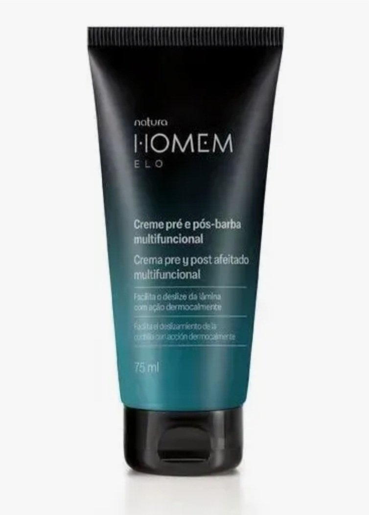 HOMEM ELO CREME PRÉ E PÓS BARBA
