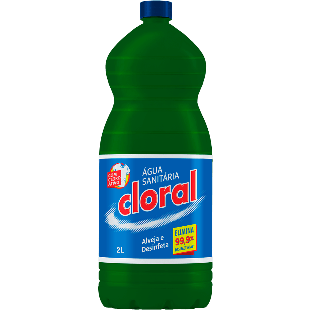 Água sanitária 2 litros