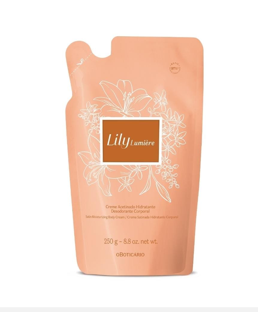 Lily Lumière Refil Creme Acetinado 250g