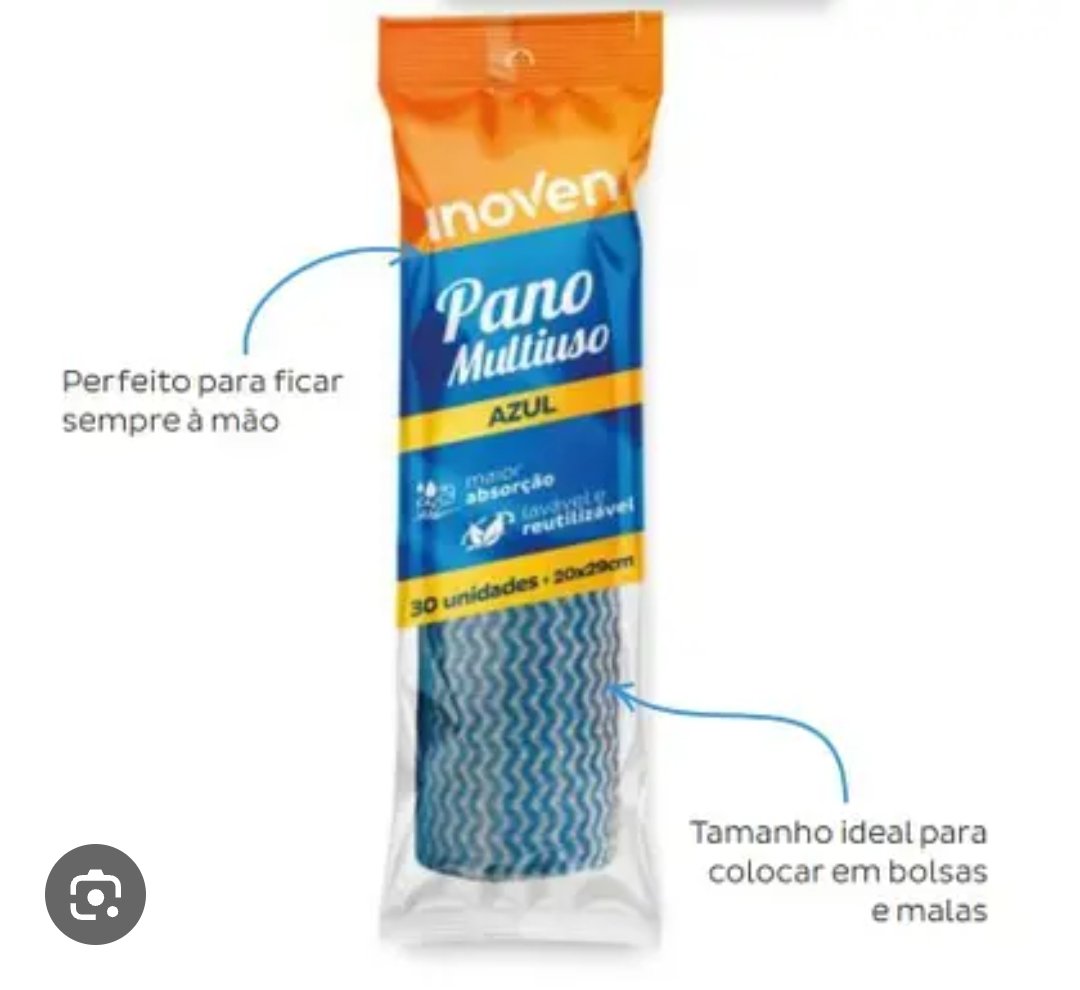 Rolo perfex com 30 un. A partir de 6 un.