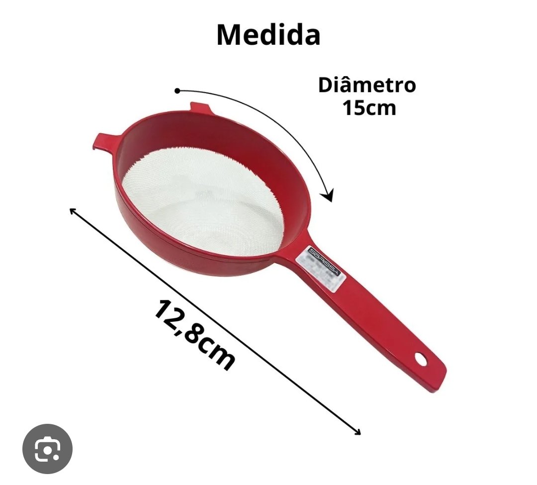 PENEIRA plastica 15 cm a partir de 6 un.