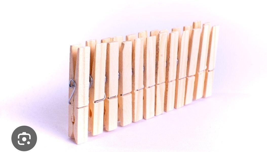 50 dzs prendedor madeira