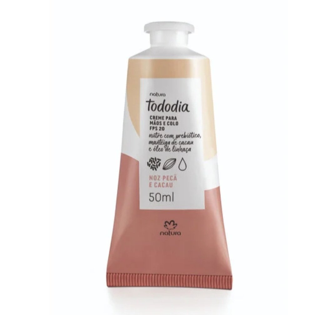 TODODIA NOZ PECÃ E CACAU CREME PARA MÃOS 50ML