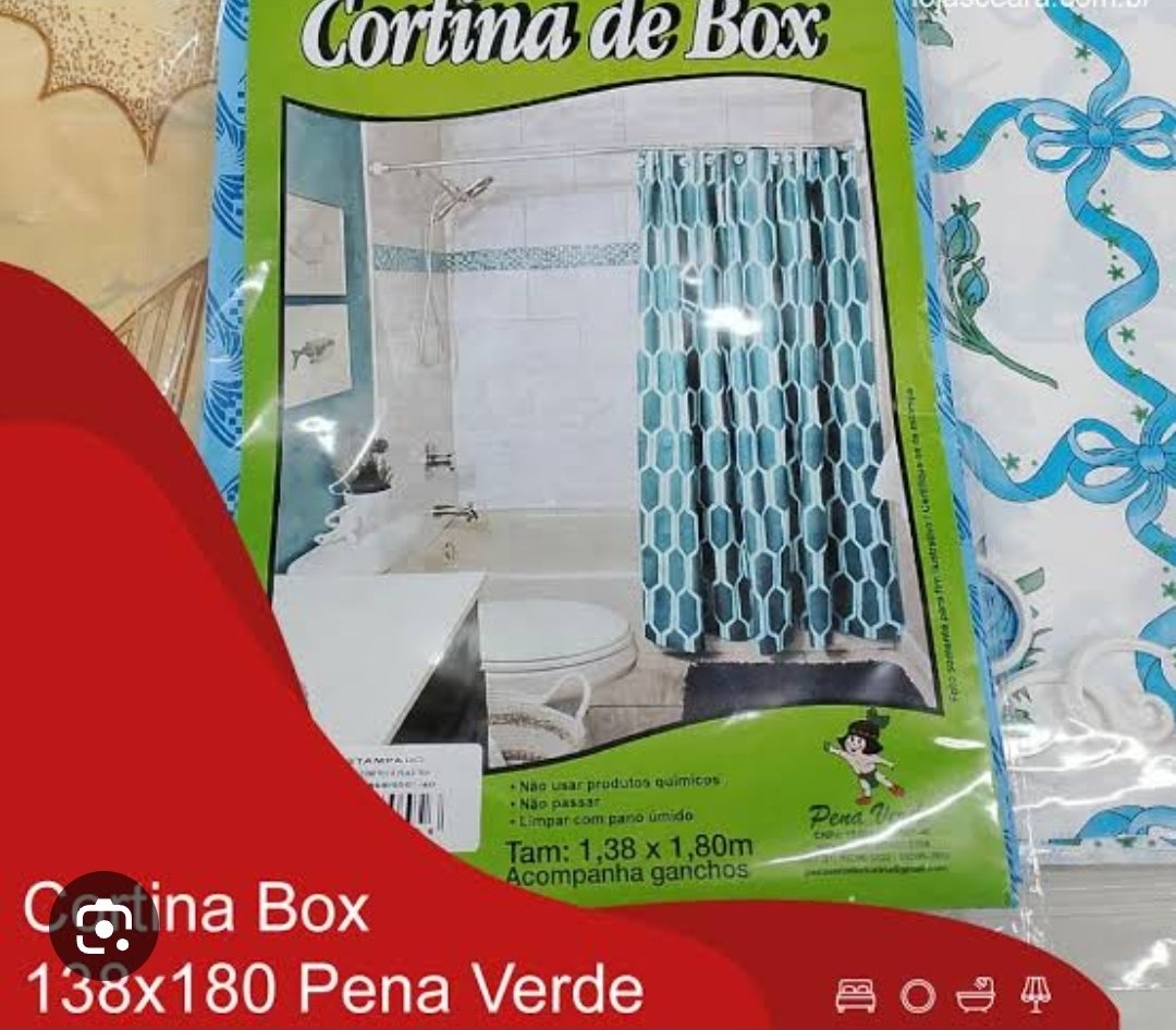 Cortina estampada p box