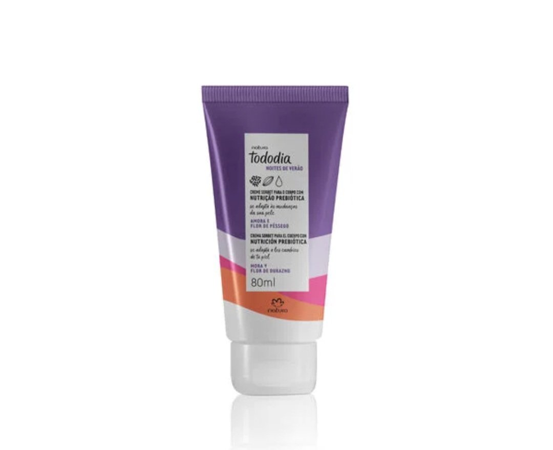 TODODIA NOITES DE VERÃO AMORA E FLOR DE PÊSSEGO LOÇÃO CORPORAL 80ML