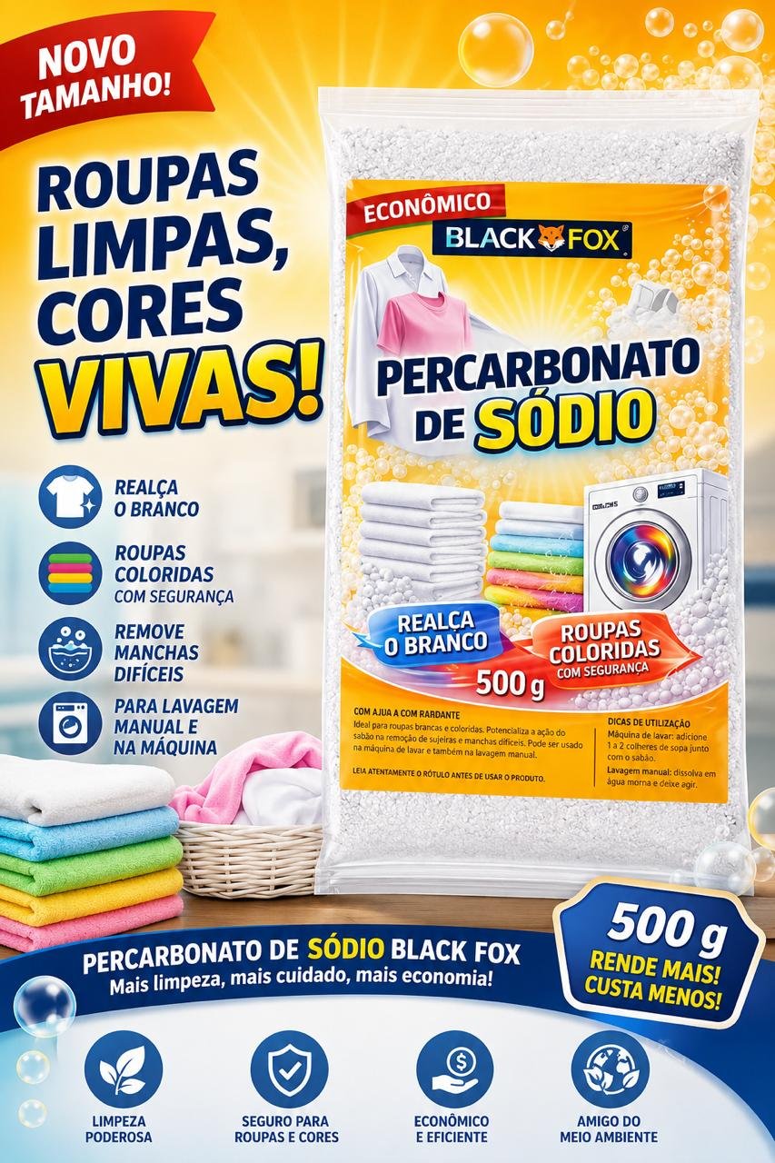 Percarbonato de sódio 500 gr