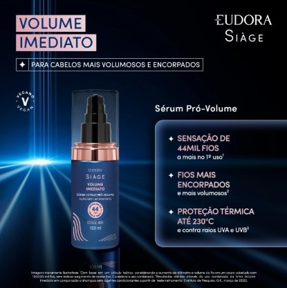 Sérum Pró-Volume Siàge Volume Imediato 100Ml