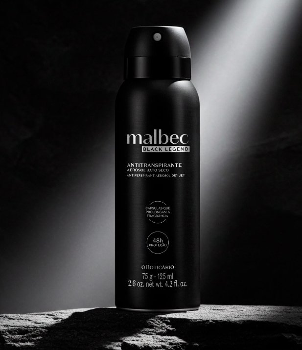 Antitranspirante aresol malbec black legend