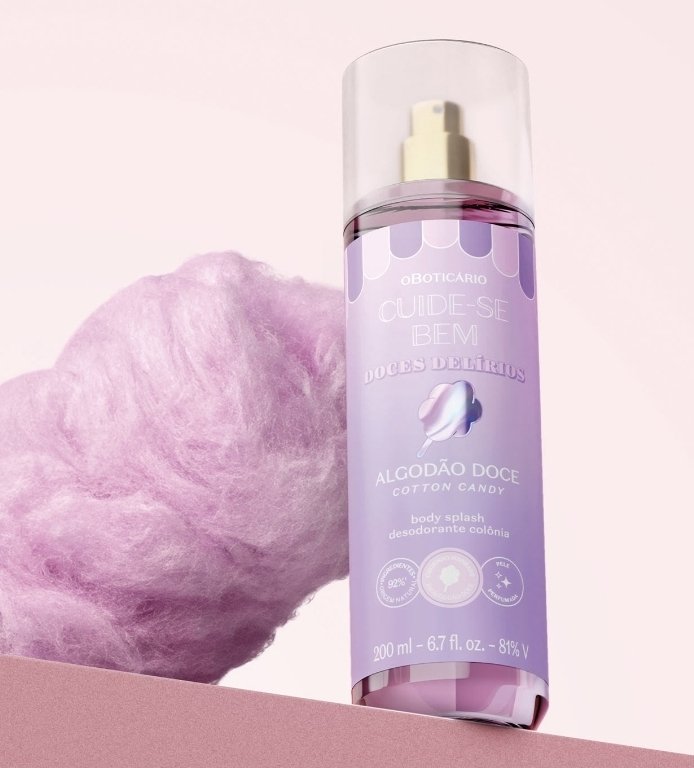 Body splash algodão doce