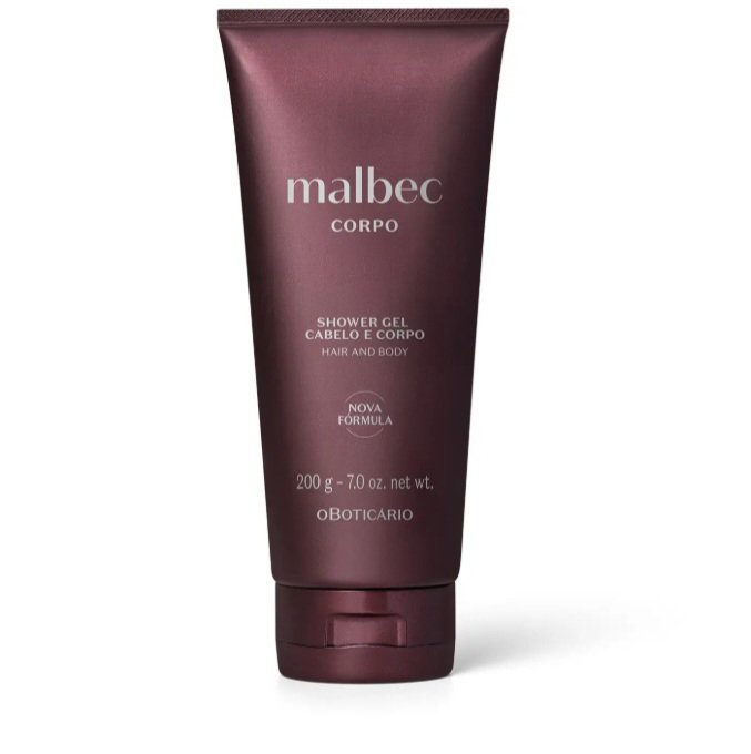 MALBEC SHOWER GEL CABELO E CORPO 200G