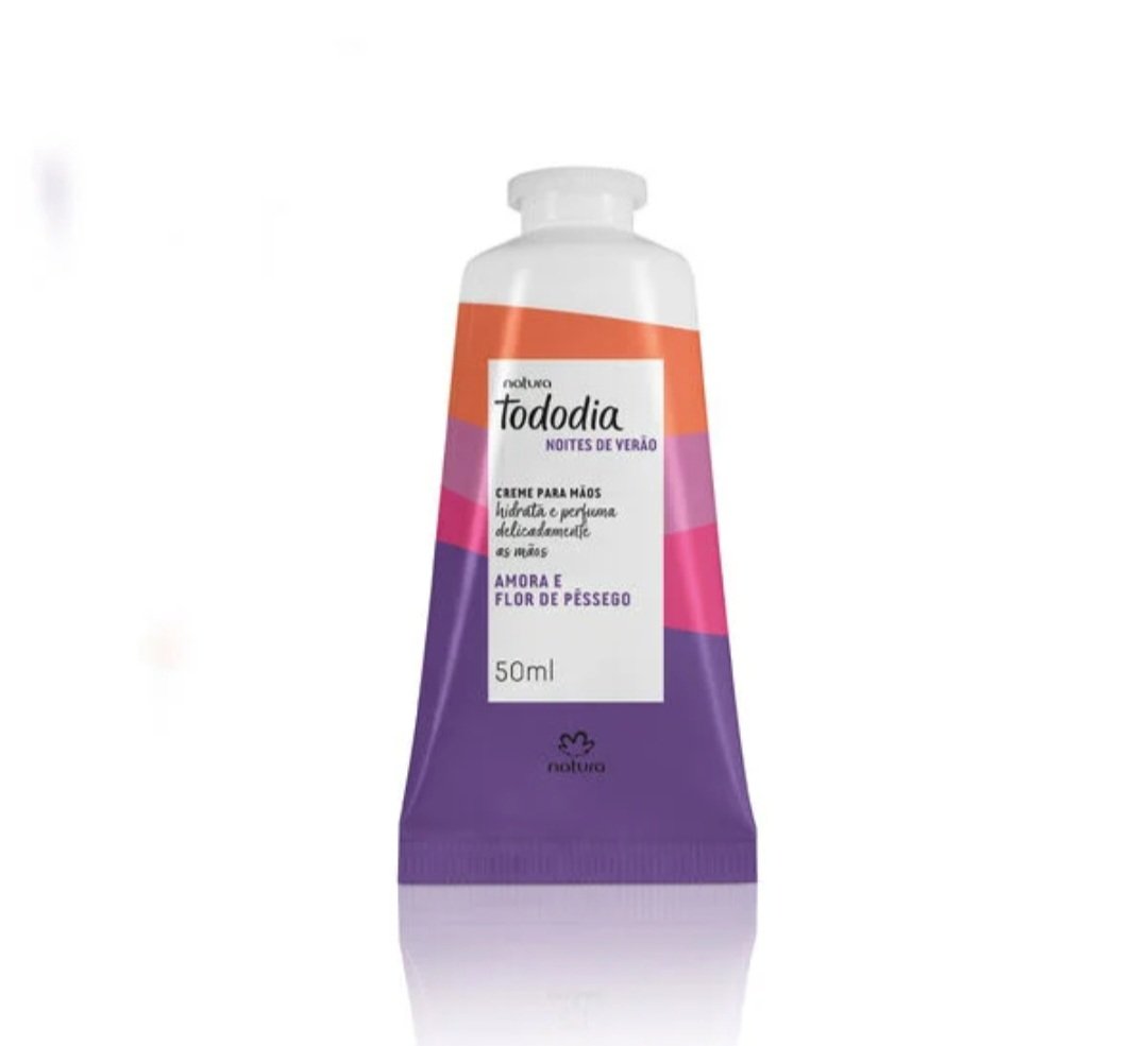 TODODIA NOITES DE VERÃO AMORA E FLOR DE PÊSSEGO CREME PARA MÃOS 50ML