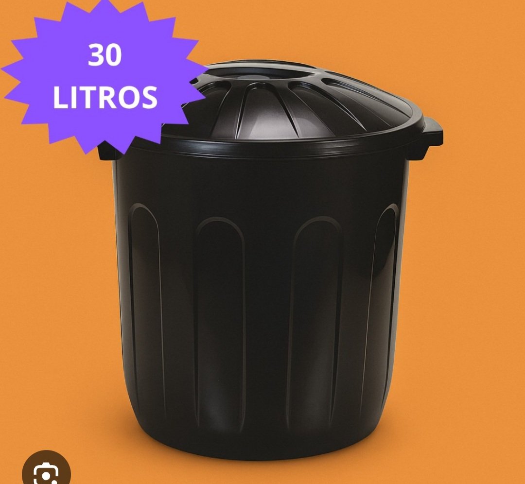 Galão 30 lts com tampa a partir de 6 un.