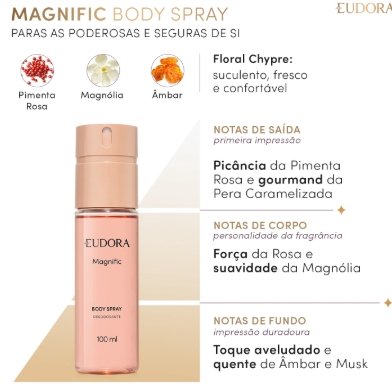 Desodorante Body Spray Magnific 100Ml