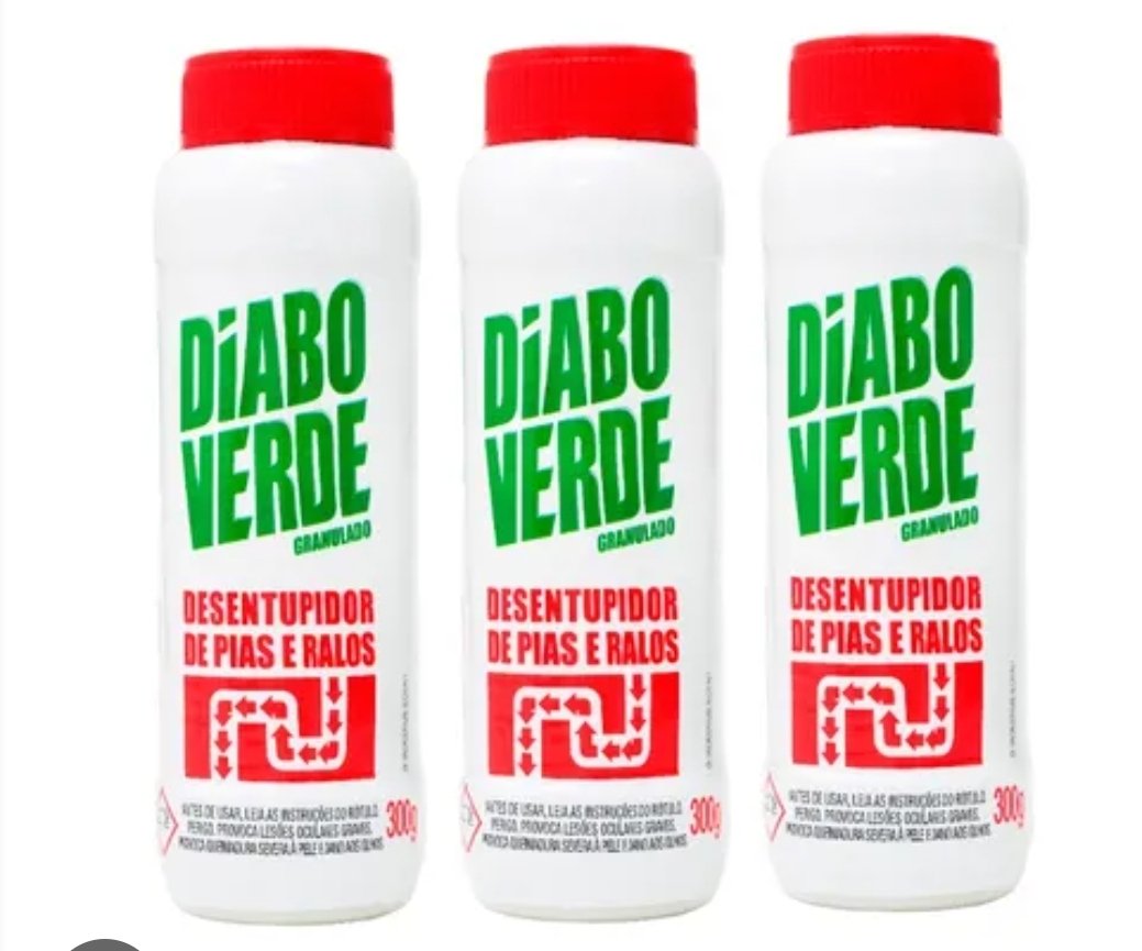 Diabo verde Desentupidor a partir de 3 un.