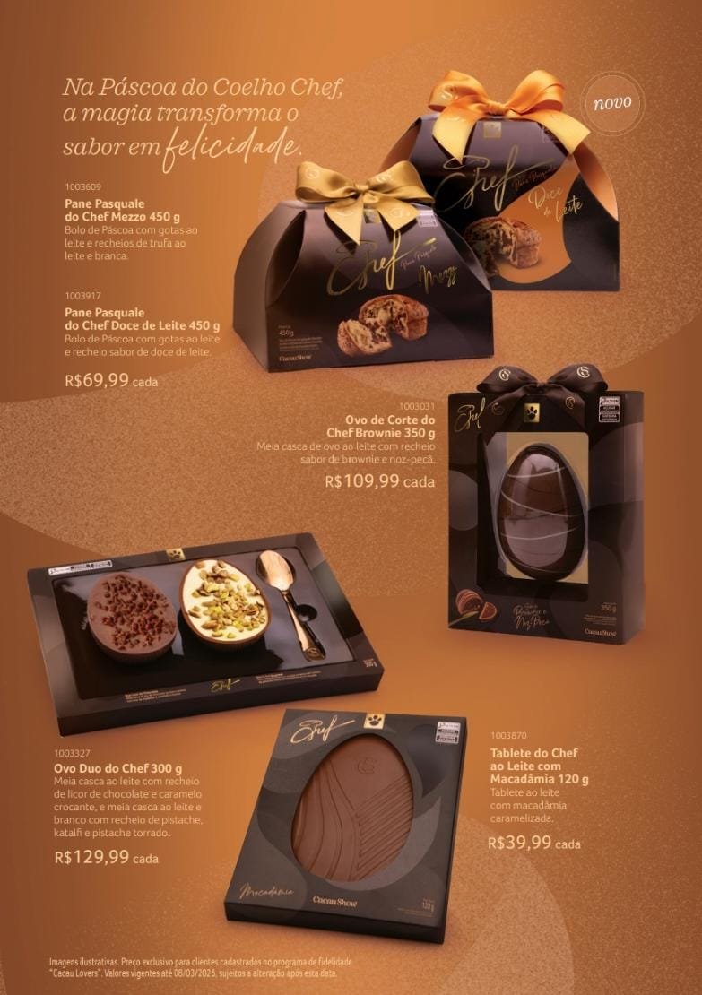 Ovo chefe a escolher