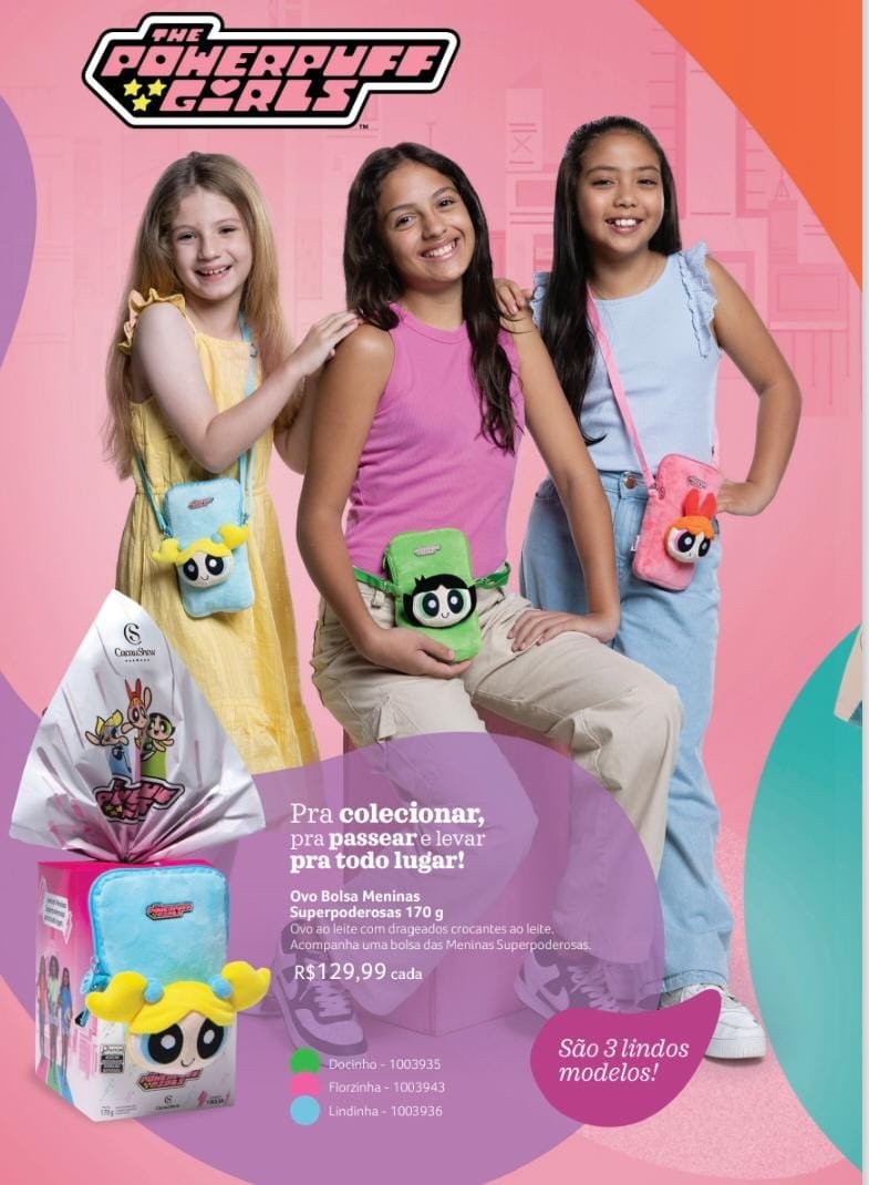 Ovo bolsa meninas super poderosas